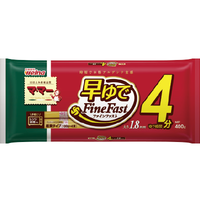 Quick-boil-4-minutes-Spaghetti-FINE-FAST-banded-1.8mm-400g
