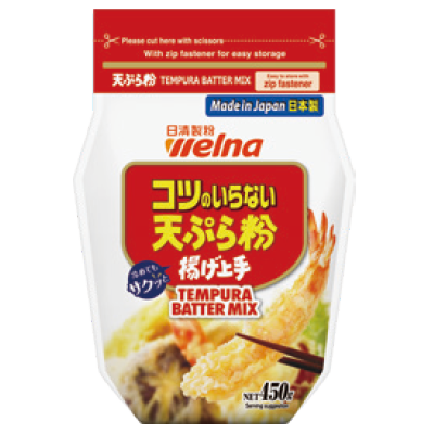 Welna-KOTSUNOIRANAI-Tempura-Batter-Mix-AGEJOZU-450g-with-zip-fastener