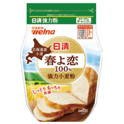 Flour-made-from-100%-HOKKAIDO-Wheat-HARUYOKOI-1kg-(bread-flour)
