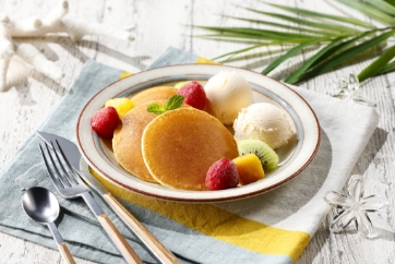 暑い夏の日にアイスを添えて