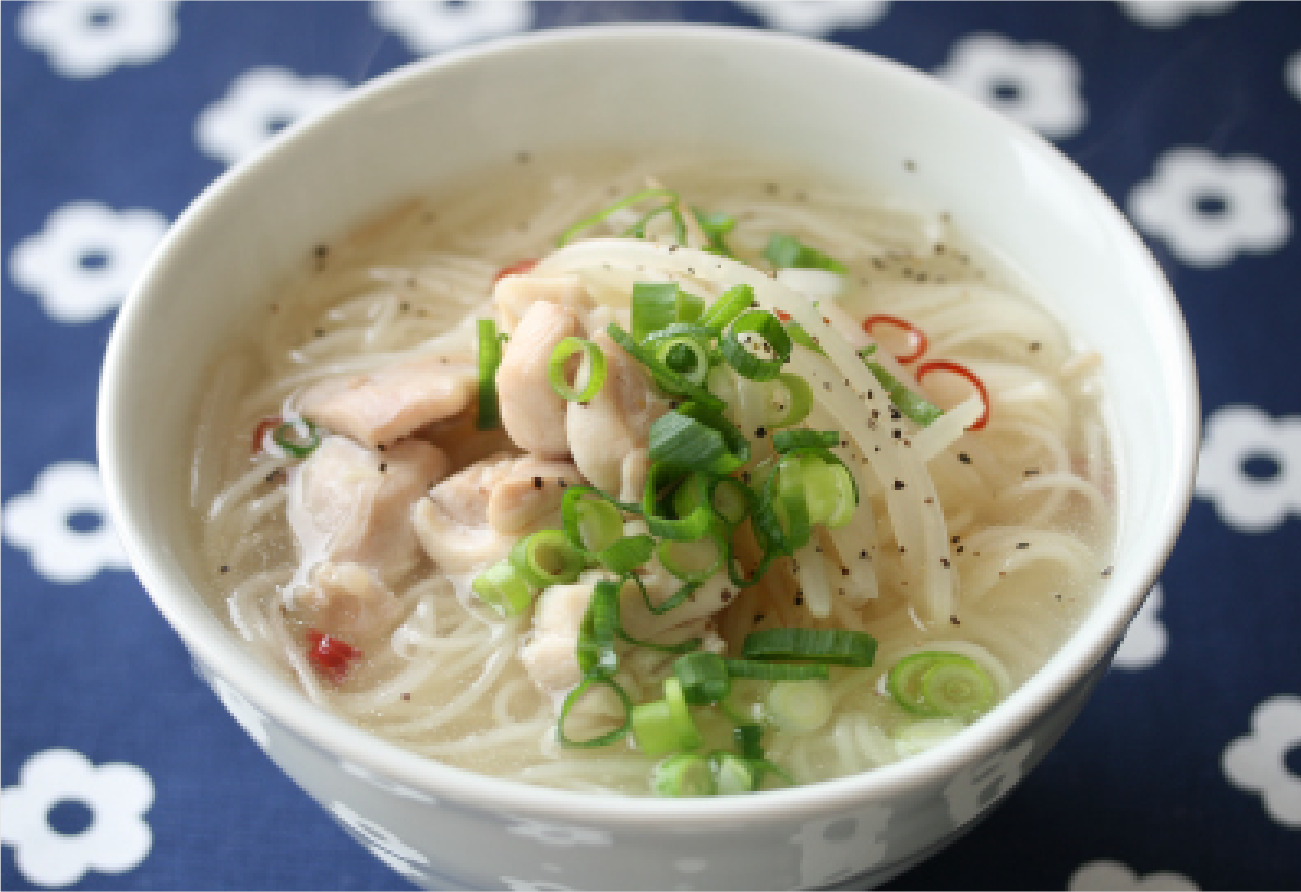 ひとつの鍋で簡単調理！鶏塩にゅうめん