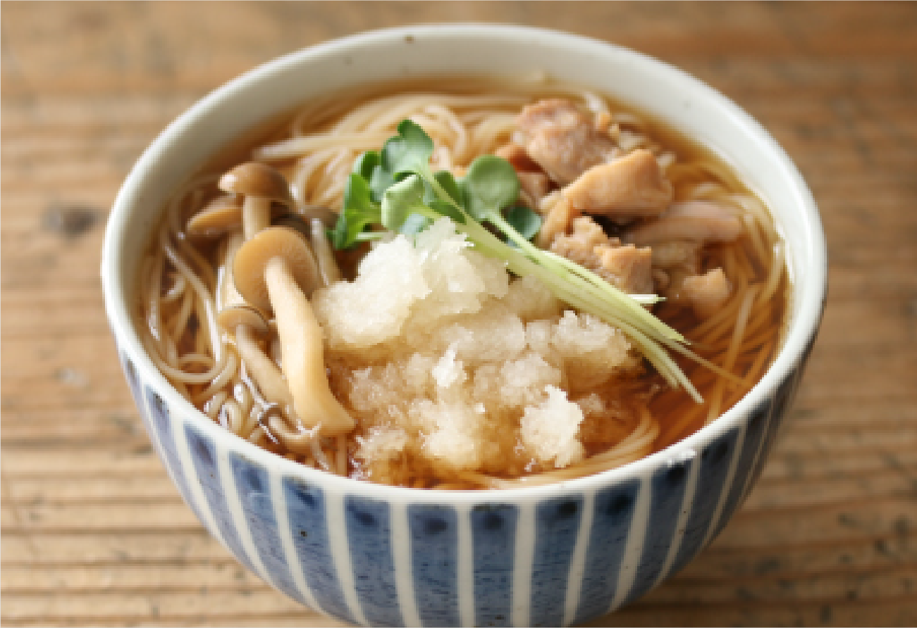 ひとつの鍋で簡単調理！鶏ときのこの和風にゅうめん