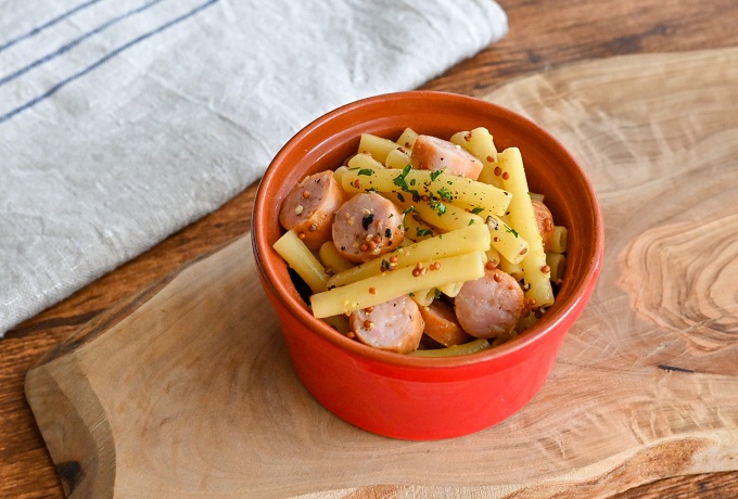 電子レンジで簡単！ジャーマンマカロニ