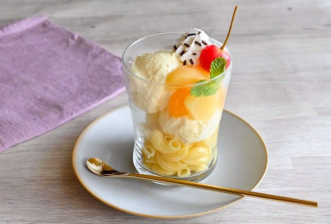 マカロニグラスパフェ