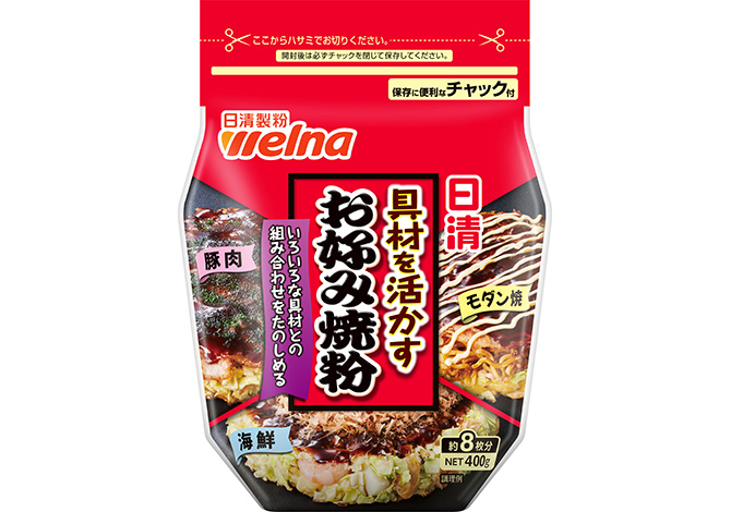 日清 具材を活かすお好み焼粉 400ｇ