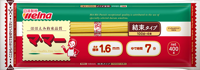 マ･マー 結束スパゲティ 1.6mm