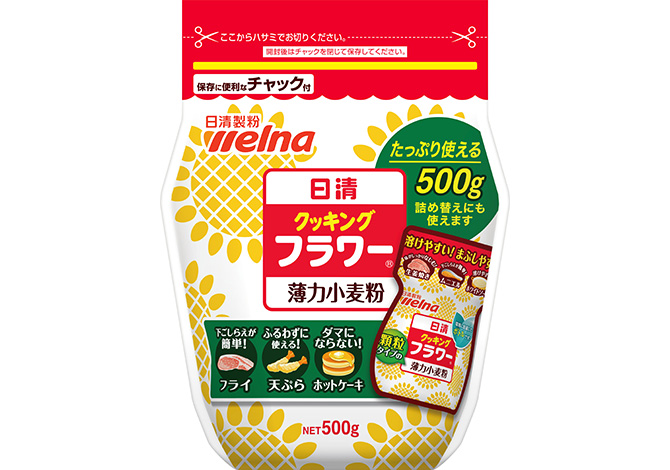 日清 クッキング フラワー チャック付５００ｇ