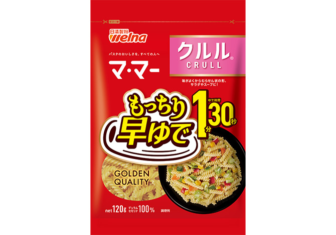 マ･マー 早ゆで1分30秒クルル