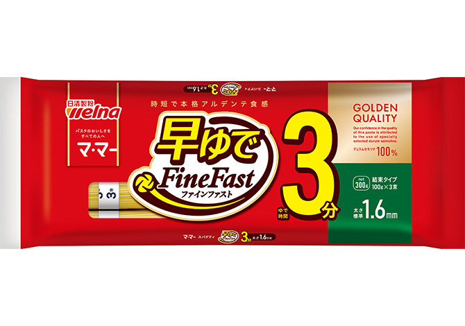 マ・マー 早ゆでスパゲティ FineFast 1.6mm 結束タイプ マ・マー 早ゆでスパゲティ FineFast 1.6mm 結束タイプ