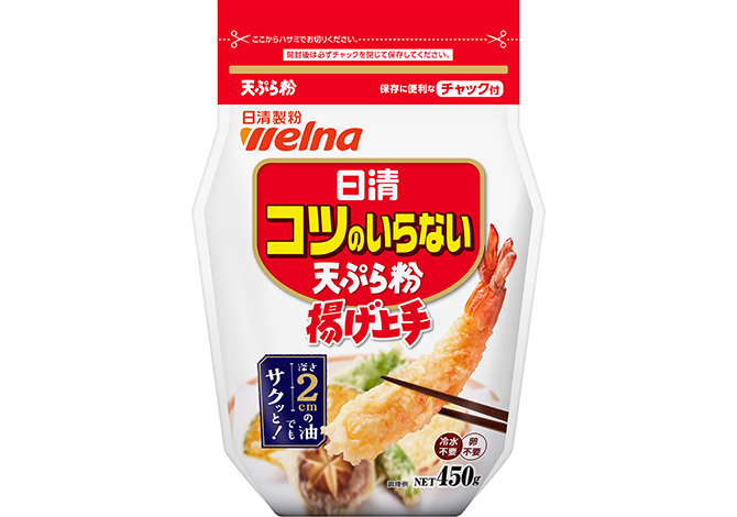 日清 コツのいらない天ぷら粉 揚げ上手 チャック付 日清 コツのいらない天ぷら粉 揚げ上手 チャック付