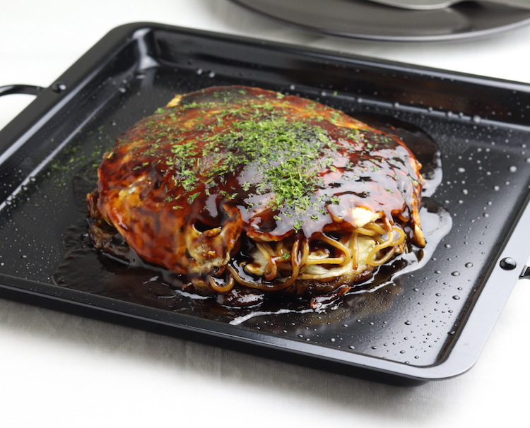 カキ入り広島風お好み焼き