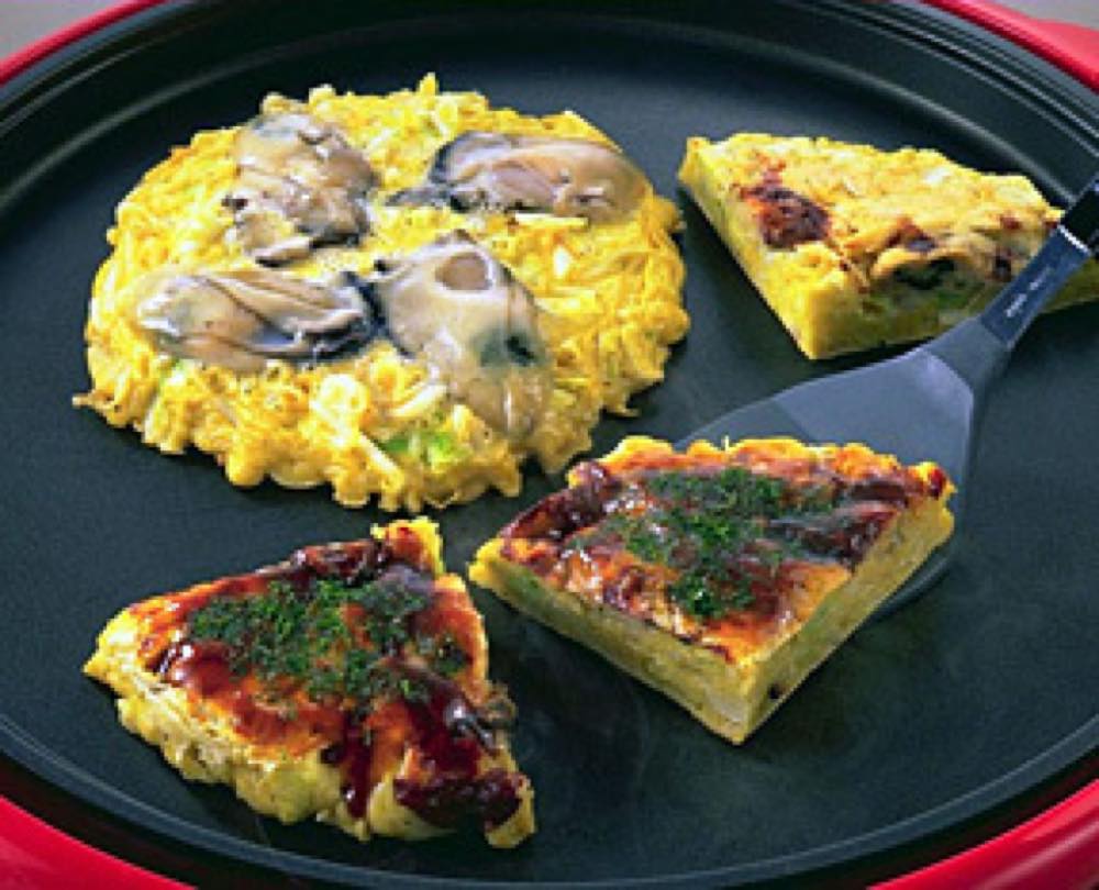 カキ入りお好み焼き