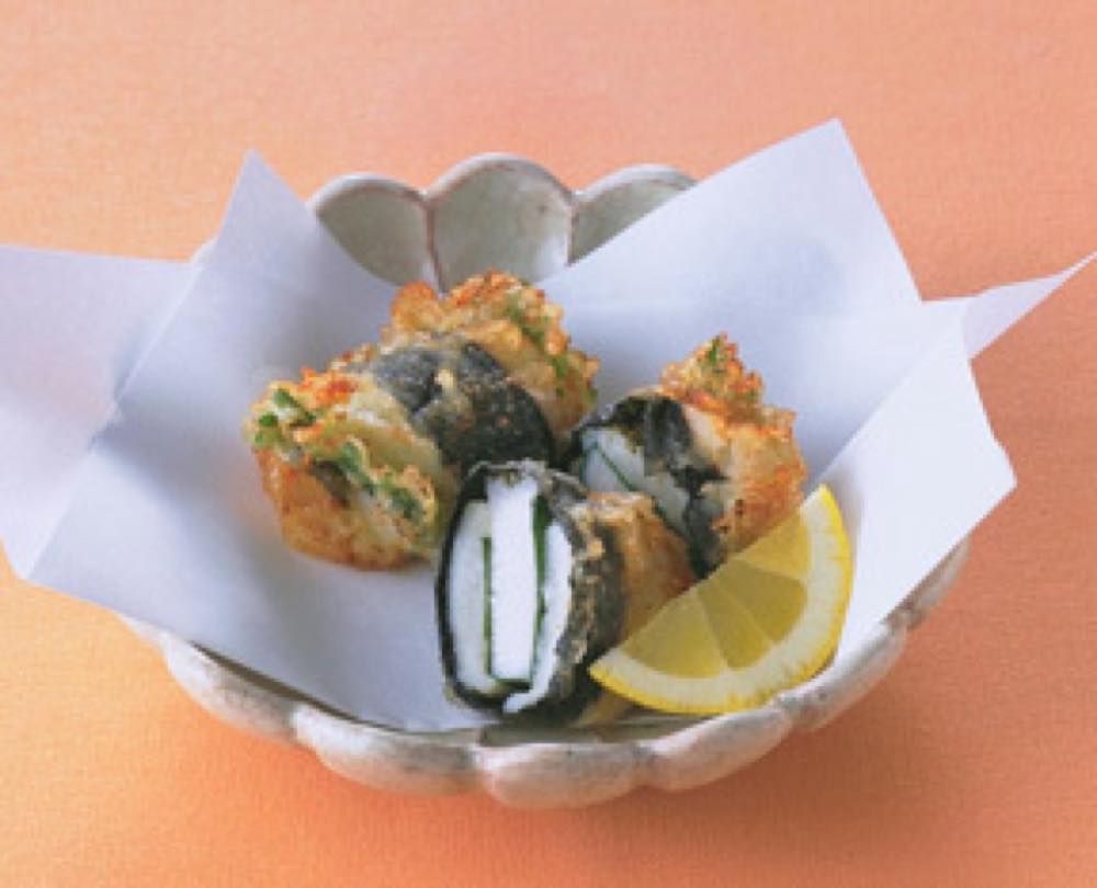 ほたてと長いものはさみ揚げ ほたてと長いものはさみ揚げ