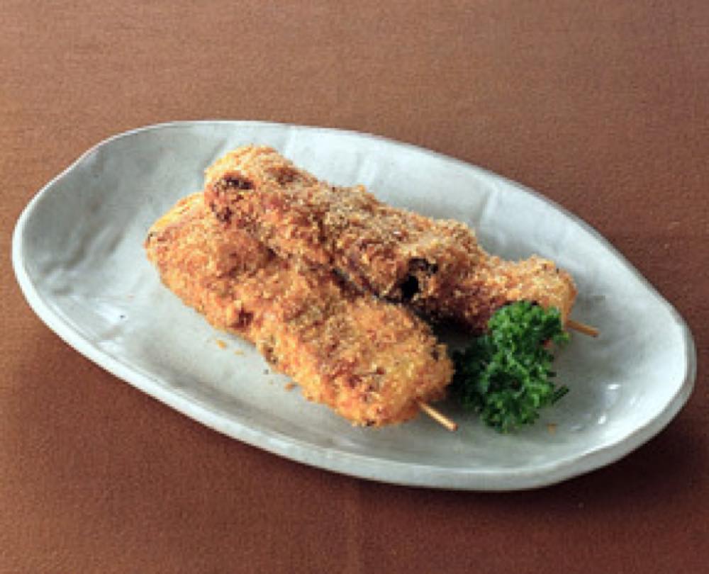 ねぎまの串カツ風