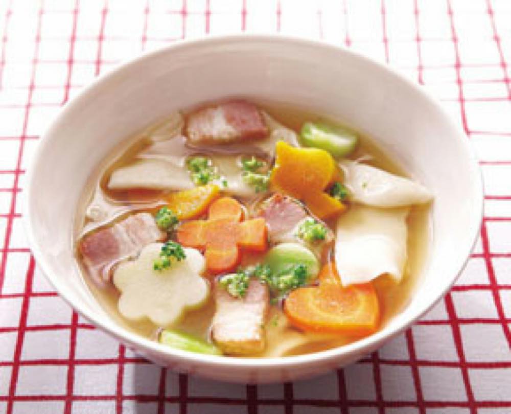 野菜たっぷりのすいとん