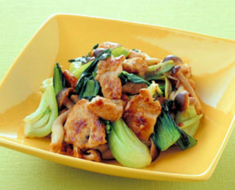 豚肉と青菜の炒め物