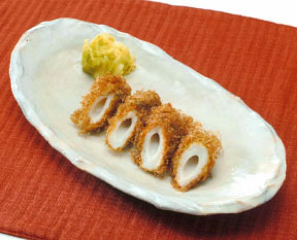 ちくわのとろろ昆布天