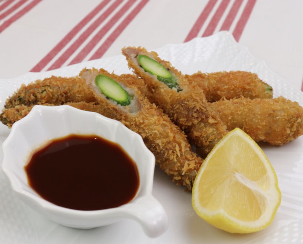 肉巻きアスパラガスのフライ 肉巻きアスパラガスのフライ