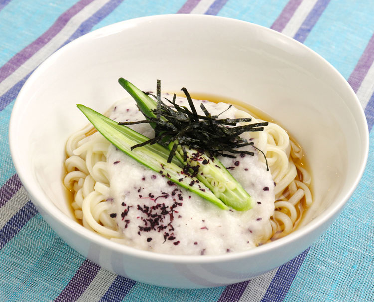 冷たいとろろうどん