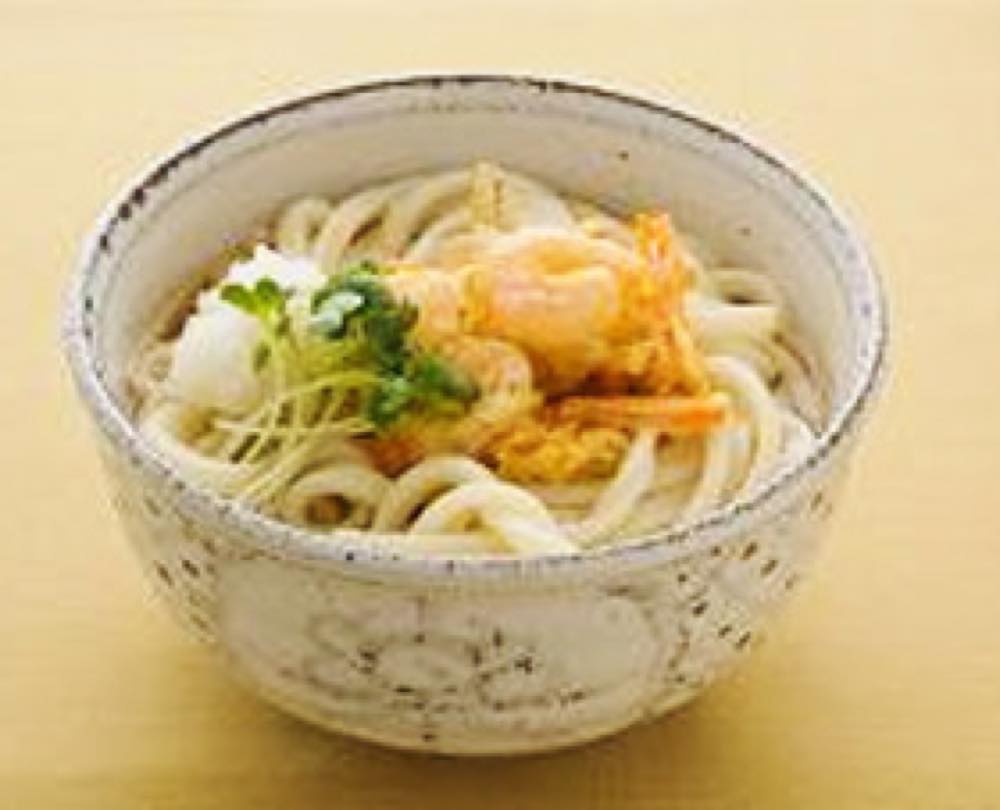 年明けえびのかき揚げうどん