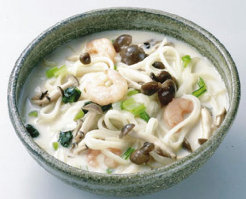 きのこのみそクリームうどん