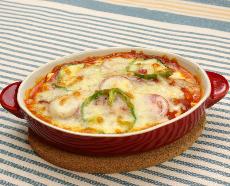 豆腐のミートソースグラタン