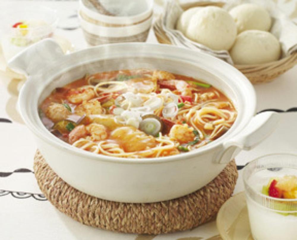 豆板醤仕立てのスープスパゲティ