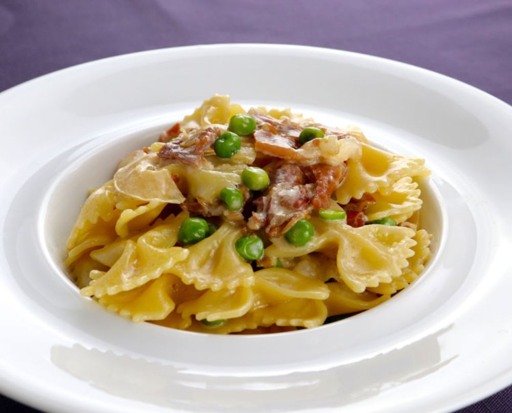 生ハムのクリームソース ファルファーレ レシピ 日清製粉ウェルナ 生ハムのクリームソース ファルファーレ レシピ 日清製粉ウェルナ