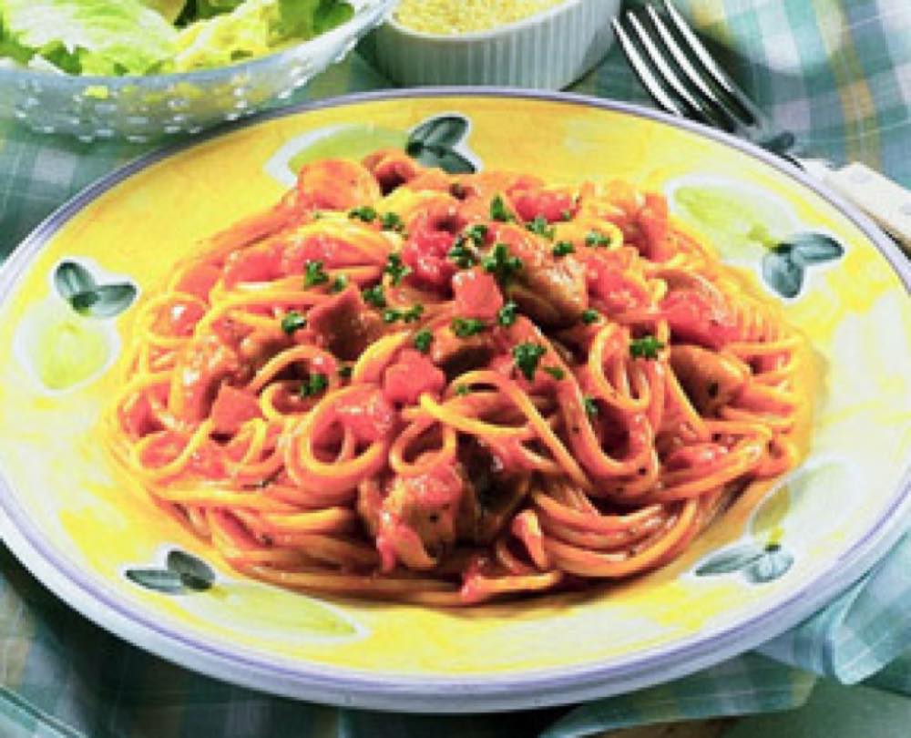 チキンナポリタンスパゲティ