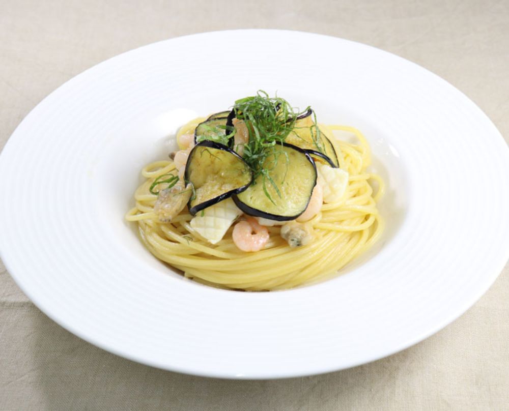 シーフードとなすの和風スパゲティ レシピ 日清製粉ウェルナ シーフードとなすの和風スパゲティ レシピ 日清製粉ウェルナ