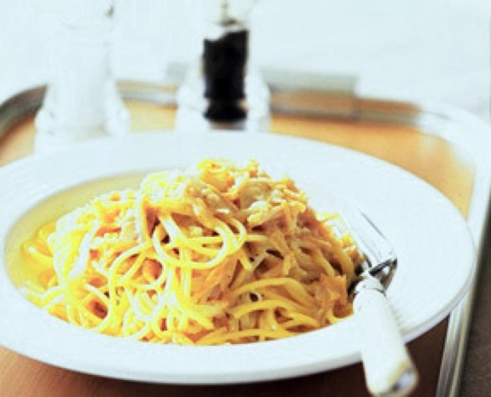 ほたてのクリームスパゲティ