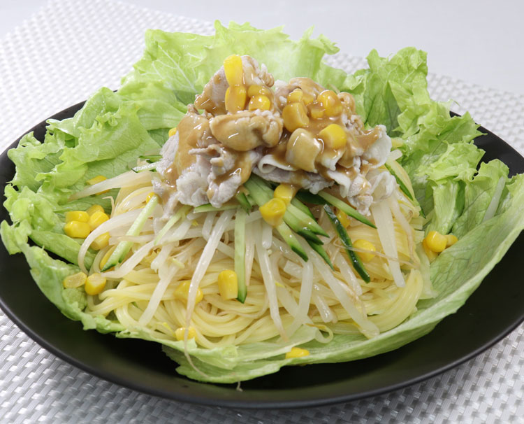 豚しゃぶのスパゲティサラダ