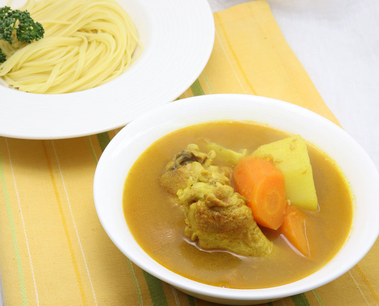 スープカレーのスパゲティ