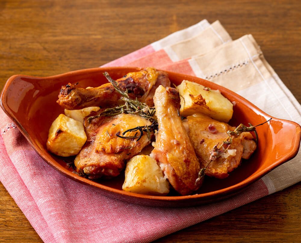 チキンとポテトのオーブン焼き レシピ 日清製粉ウェルナ チキンとポテトのオーブン焼き レシピ 日清製粉ウェルナ