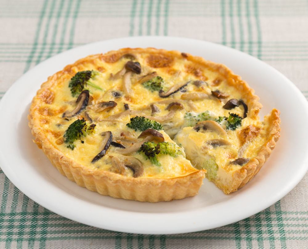 ブロッコリーときのこのキッシュ レシピ 日清製粉ウェルナ ブロッコリーときのこのキッシュ レシピ 日清製粉ウェルナ