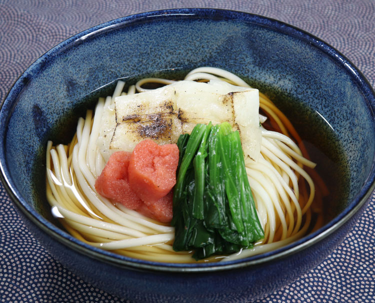 明太子入り力うどん
