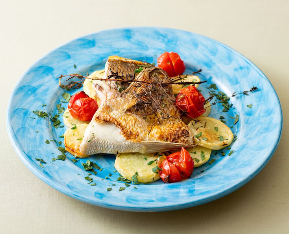 鯛とじゃがいものオーブン焼き レシピ 日清製粉ウェルナ 鯛とじゃがいものオーブン焼き レシピ 日清製粉ウェルナ