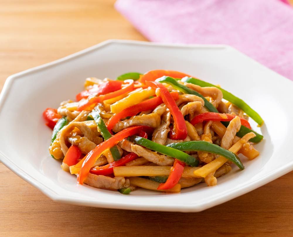 豚肉のチンジャオロース 豚肉のチンジャオロース