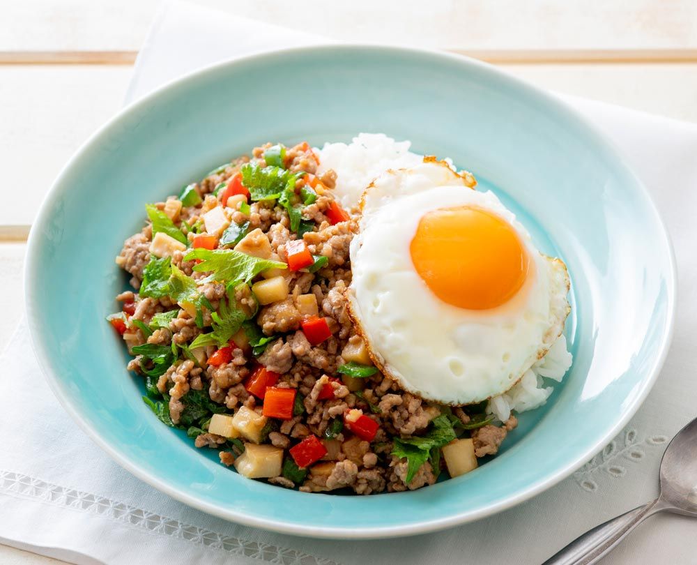 和風ガパオライス レシピ 日清製粉ウェルナ 和風ガパオライス レシピ 日清製粉ウェルナ