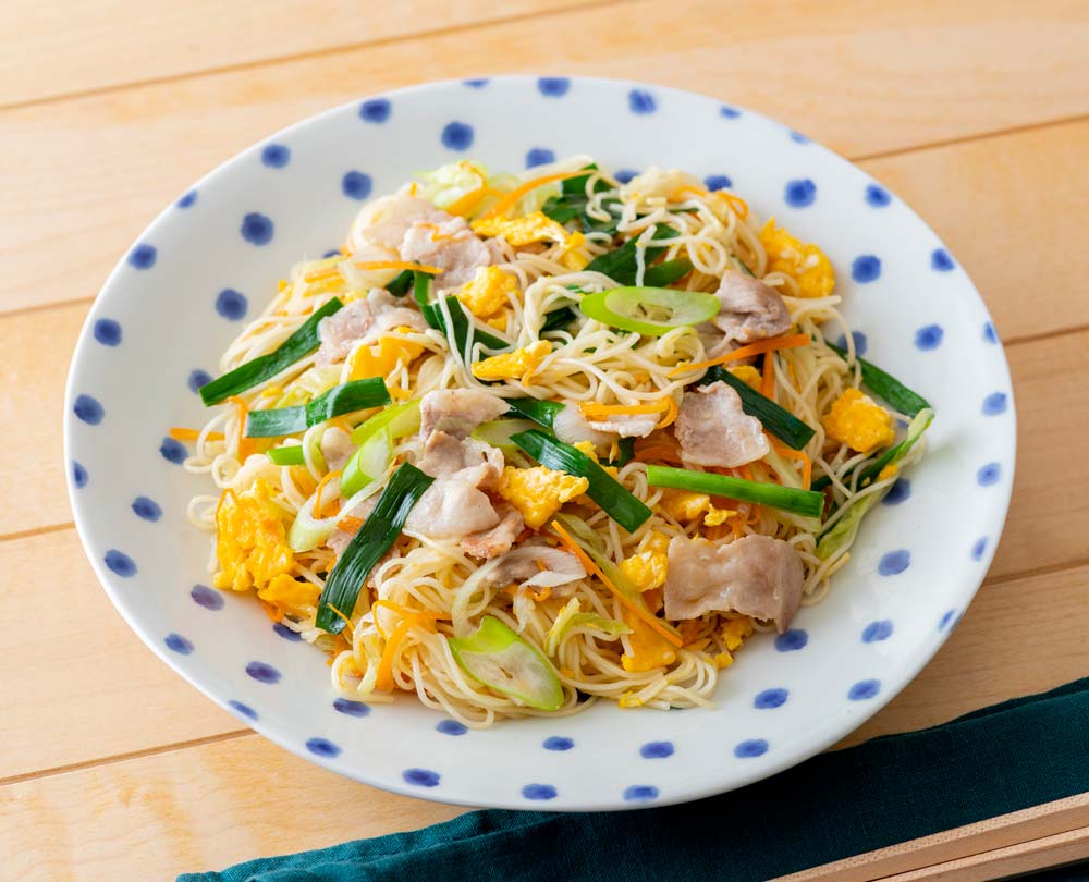 簡単アレンジ！そうめんチャンプルー