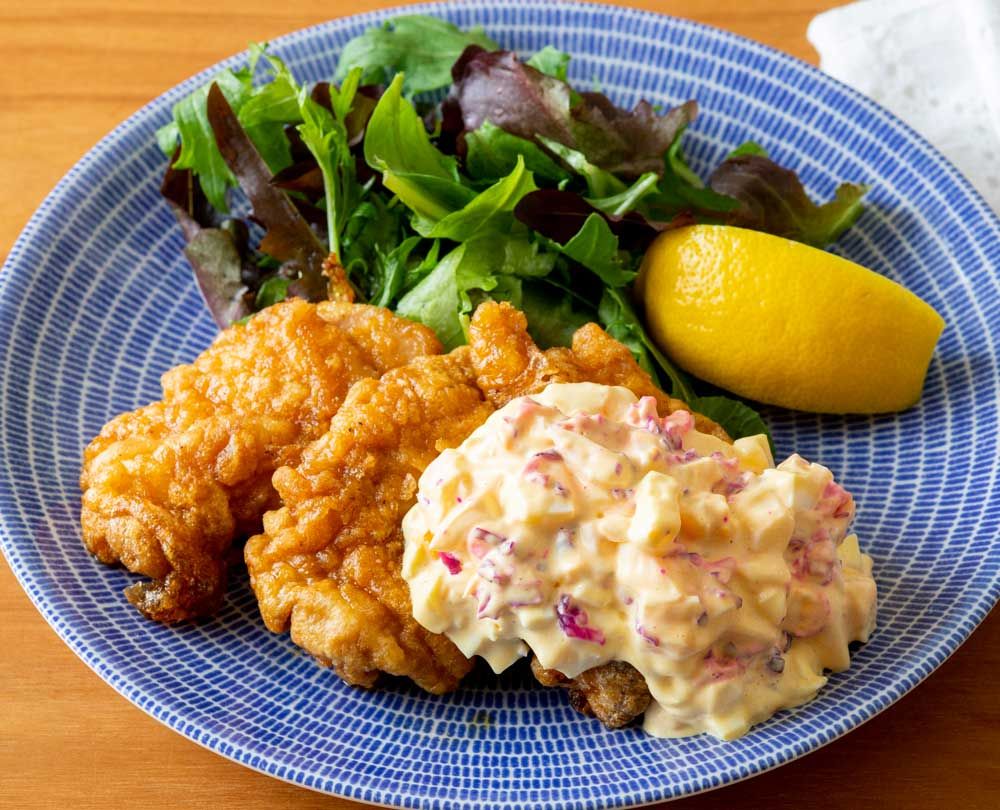 しば漬けタルタルソースのチキン南蛮 レシピ 日清製粉ウェルナ しば漬けタルタルソースのチキン南蛮 レシピ 日清製粉ウェルナ