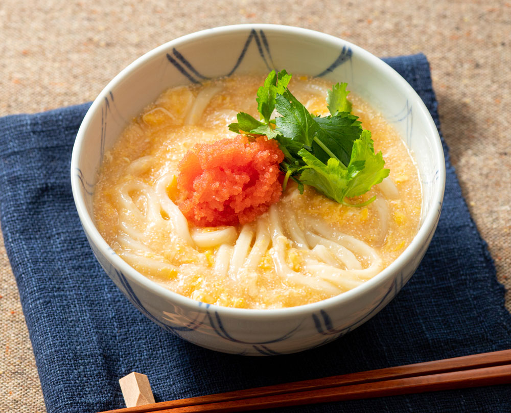 明太あんかけうどん