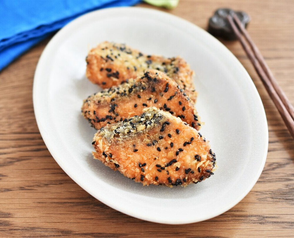 簡単3ステップ！カレーしょうゆ鮭フライ