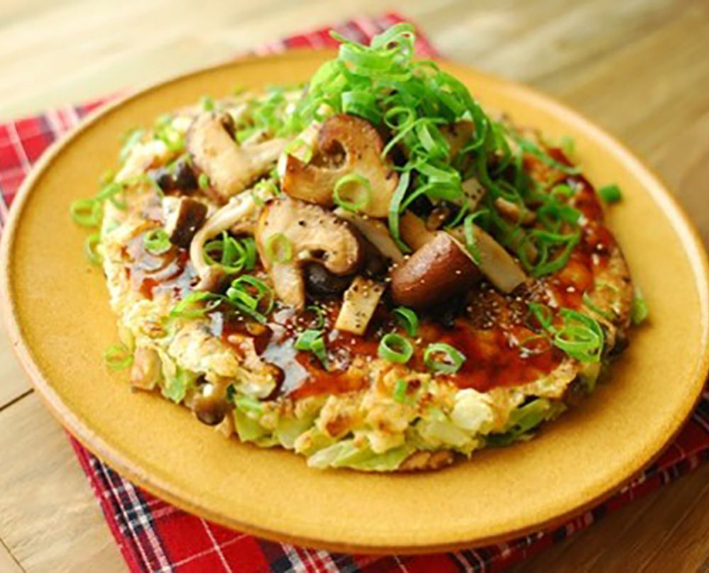 きのこたっぷりお好み焼 きのこたっぷりお好み焼