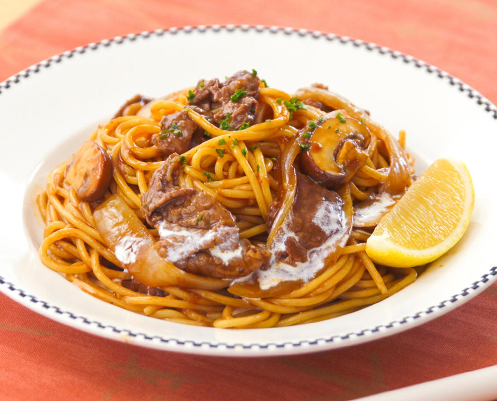ビーフストロガノフ風パスタ レシピ 日清製粉ウェルナ