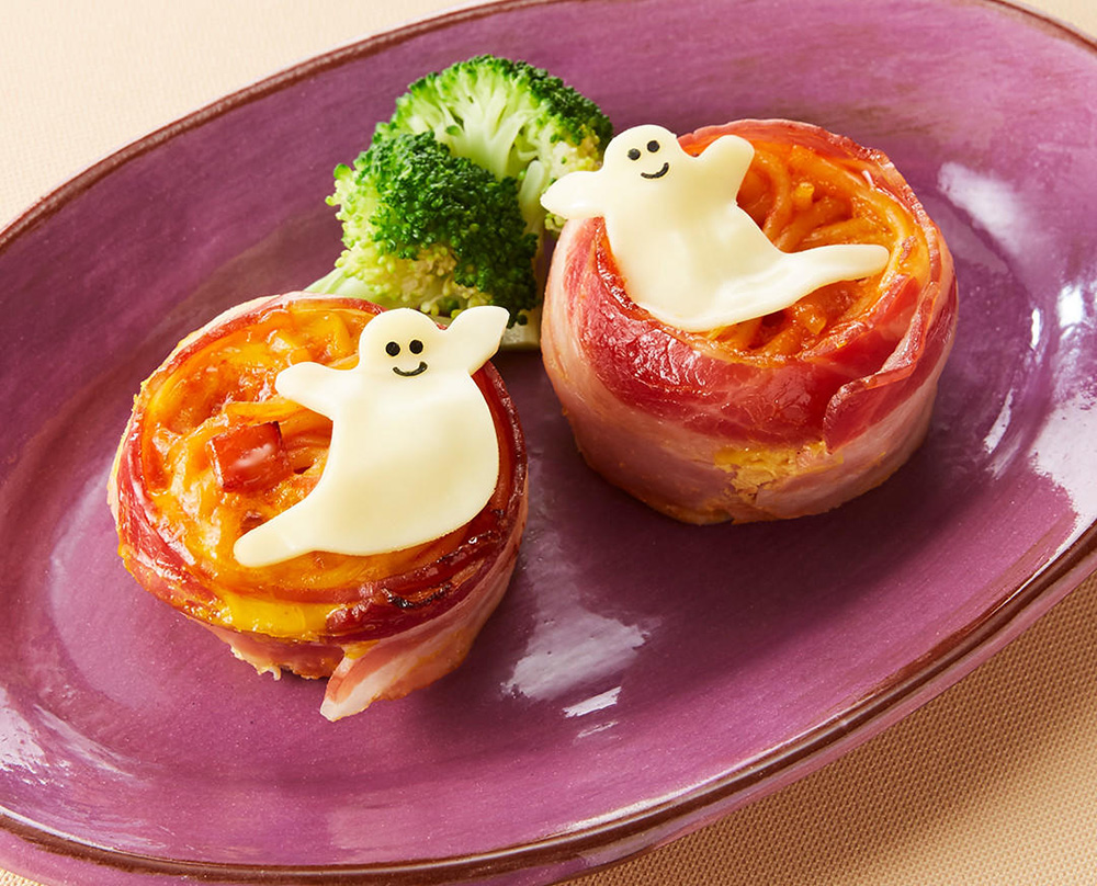 冷凍パスタアレンジ！ナポリタンのキッシュ風