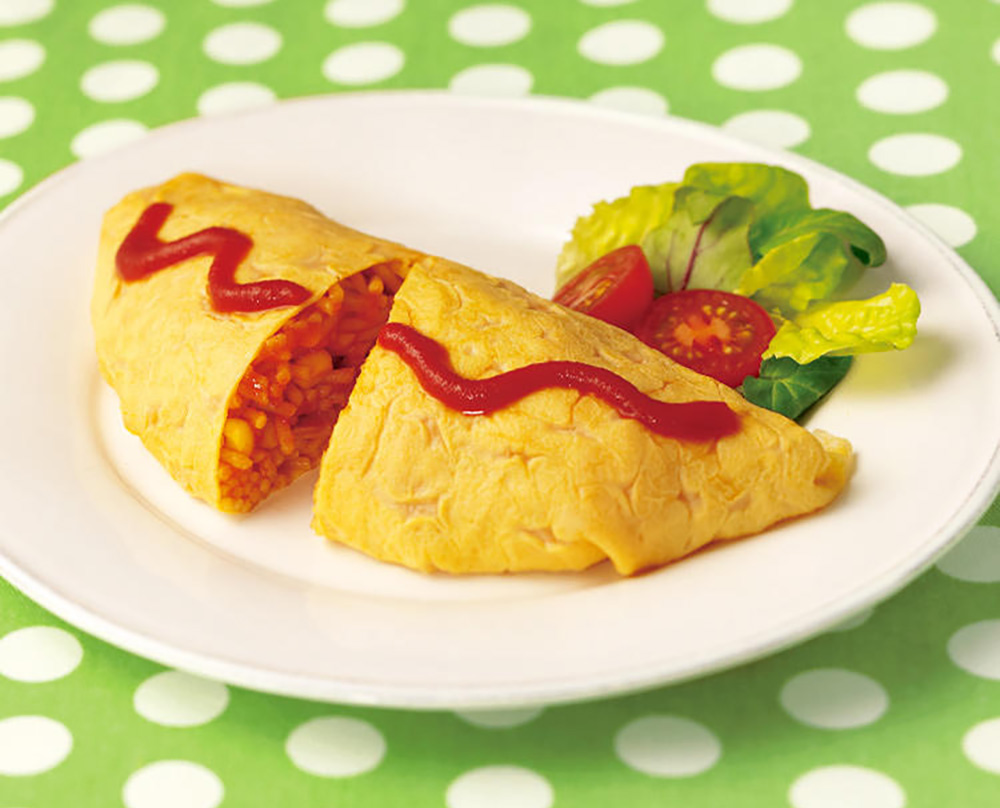 冷凍パスタアレンジ！ナポリタンオムレツ