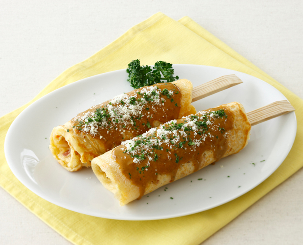 カレーソースのくるくる恵方焼き