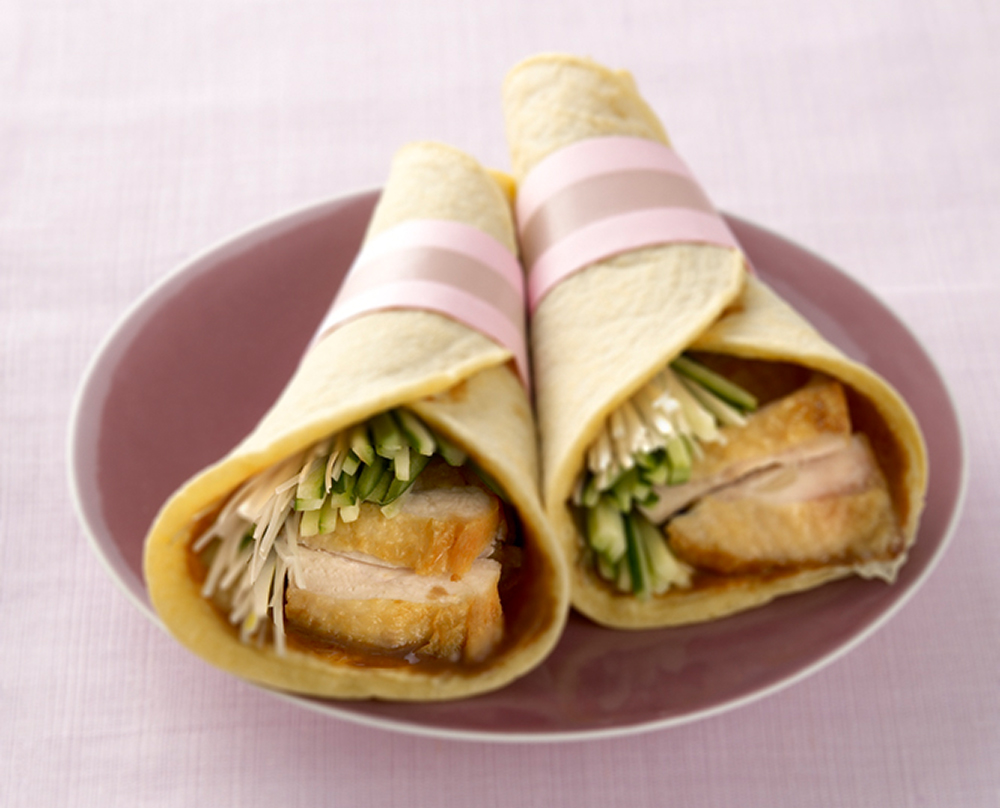北京ダック風ワンハンドお好み焼き