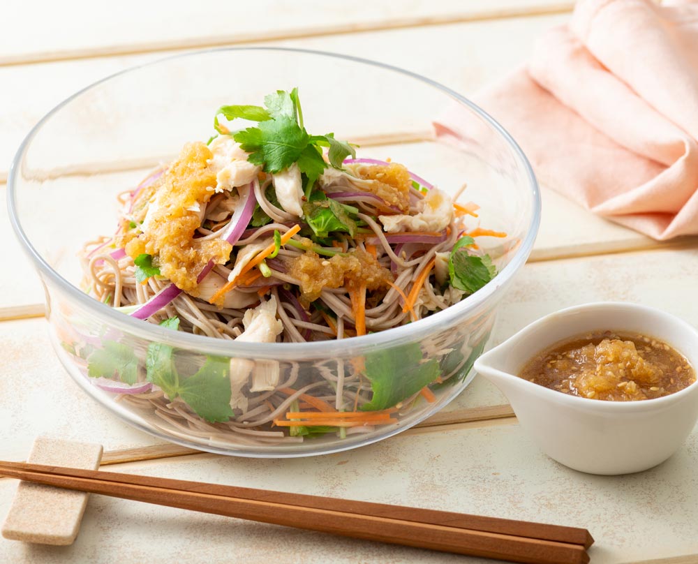 1/3日分の野菜を食べる！そばサラダ